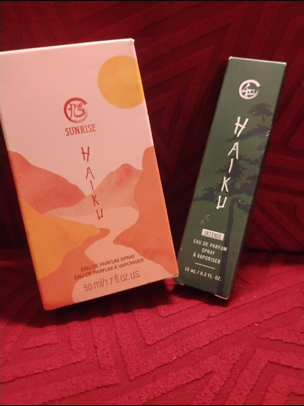 Haiku Sunrise & Haiku Intense Perfume Duo - Peach, Yellow, Green